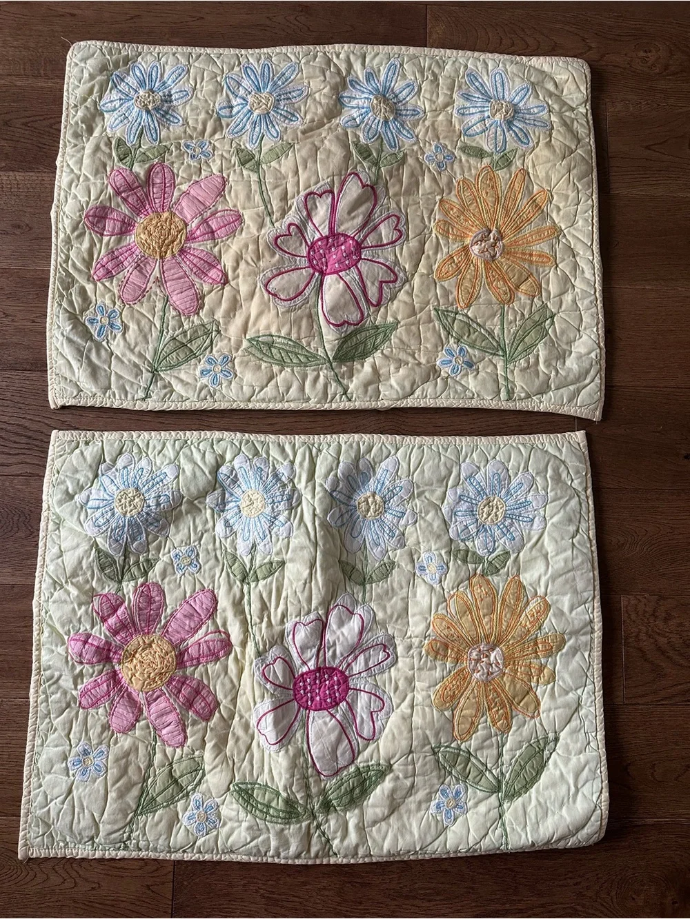 Pottery Barn Floral Quilt Kids Full/ Double Cotton